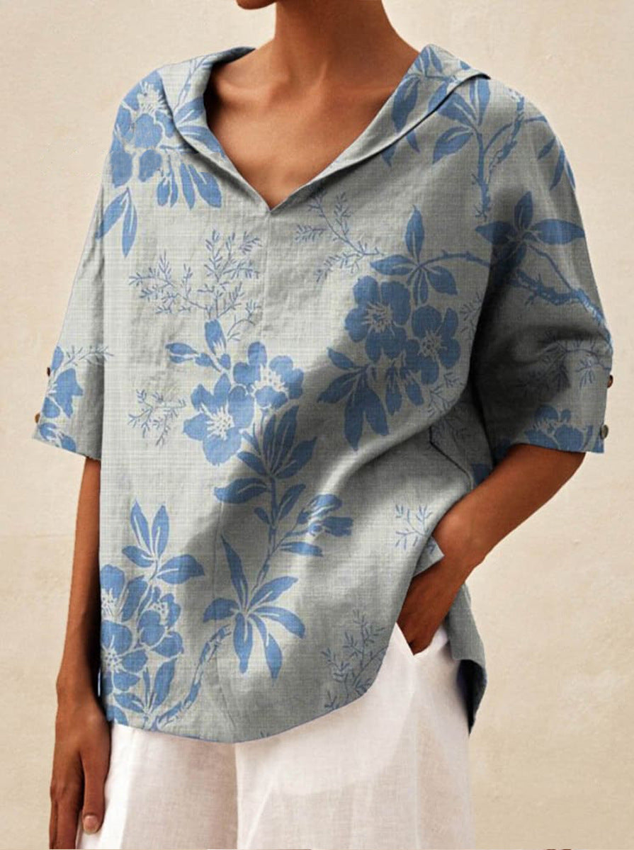 Alice | Elegantes Top mit V-Ausschnitt